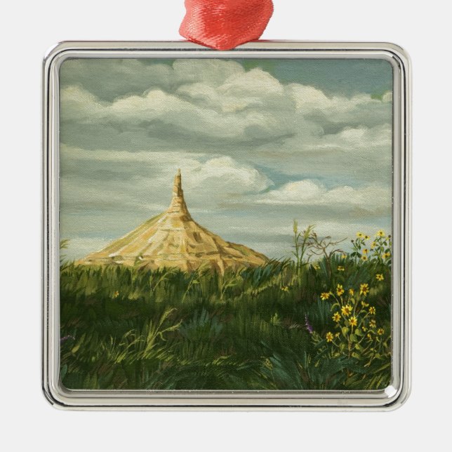 Adorno Metálico Paisaje 1170 de la roca de la chimenea (Frente)