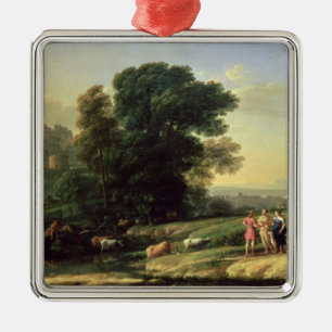 Adorno Metálico Paisaje con Cephalus