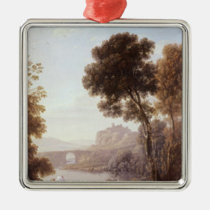 Adorno Metálico Paisaje con Hagar y el ángel, 1646