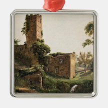 Paisaje con ruinas (antiguo edificio en ruinas)