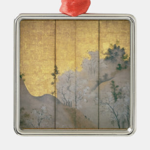 Adorno Metálico Paisaje de la primavera