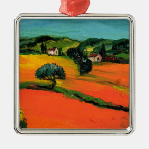 Adorno Metálico PAISAJE DE LA Toscana