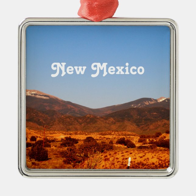 Adorno Metálico Paisaje de New México (Frente)
