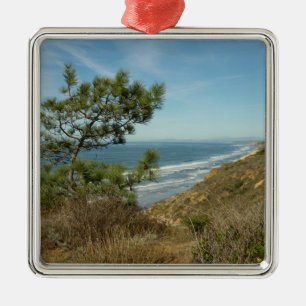 Adorno Metálico Paisaje de Torrey Pine y costa de California