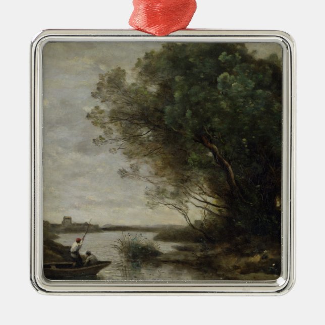 Adorno Metálico Paisaje del río (Frente)