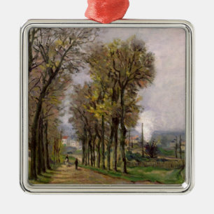 Adorno Metálico Paisaje en el Ile de France, c.1878