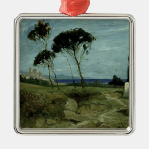 Adorno Metálico Paisaje en Nettuno, 1887