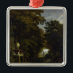 Adorno Metálico Paisaje idílico<br><div class="desc">Paisaje idílico el | por la ubicación del arte de Albert Meyering el |: Hamburguesa Kunsthalle,  número de colección holandés de la imagen del artista el | de Hamburgo,  Alemania el |: XKH226768</div>