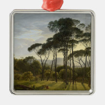 Paisaje italiano con pinos paraguas (Voogd)