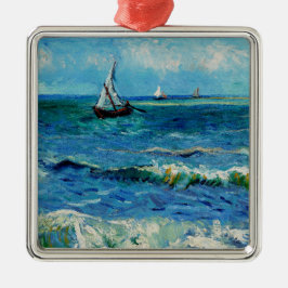 Adorno Metálico Paisaje marino en Les Saintes-Maries Arte Fino