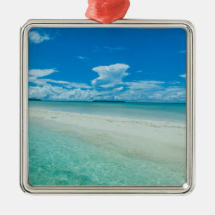 Adorno Metálico Paisaje marino tropical azul, Palaos