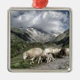 Adorno Metálico paisaje pirénico