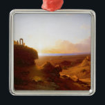 Adorno Metálico Paisaje romántico, 1860<br><div class="desc">Paisaje romántico,  el 1860% el pipe% por la ubicación del arte de Antal Ligeti el |: National Gallery húngaro,  número de colección húngaro de la imagen del artista el | de Budapest,  Hungría el |: BAL47799</div>