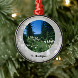 Adorno Metálico Paisaje sacerdote personalizado