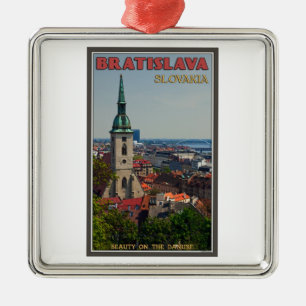 Adorno Metálico Paisaje urbano de Bratislava