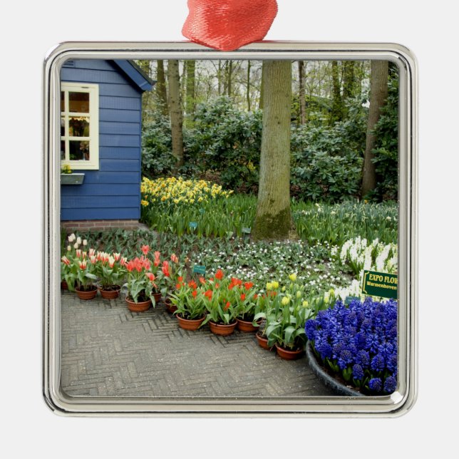 Adorno Metálico Países Bajos (Holanda), Lisse. Keukenhof 11 (Frente)