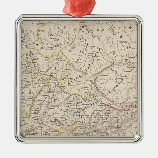 Adorno Metálico Países del Danubio Sur (Frente)