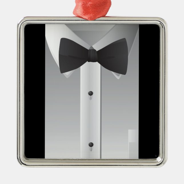 Adorno Metálico Pajarita (Frente)