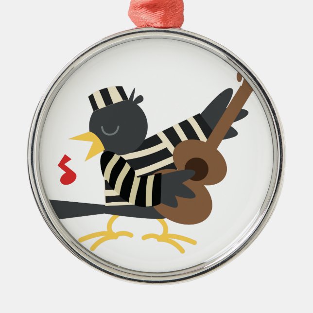 Adorno Metálico Pájaro de la cárcel (Frente)