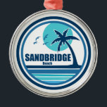 Adorno Metálico Pájaros de palmeras de Sandbridge Beach Virginia<br><div class="desc">Si te gusta la idea de Virginia Beach,  pero no tanto la afluencia de gente que suele venir con ella,  entonces Sandbridge Beach puede ser una buena opción</div>