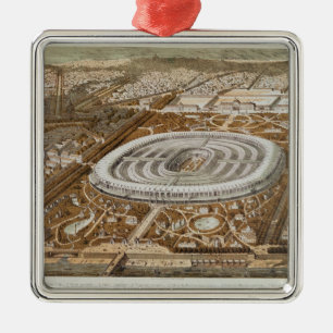 Adorno Metálico Palacio de la exposición universal