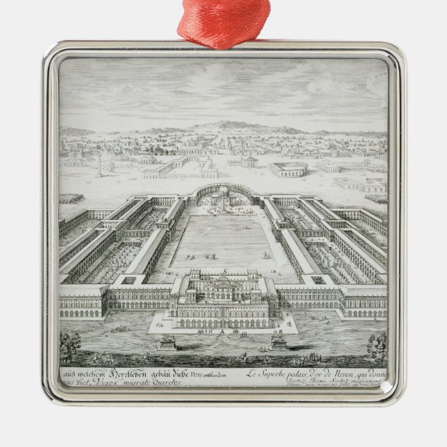 Adorno Metálico Palacio de oro del emperador Nero (ANUNCIO 54-68), (Frente)