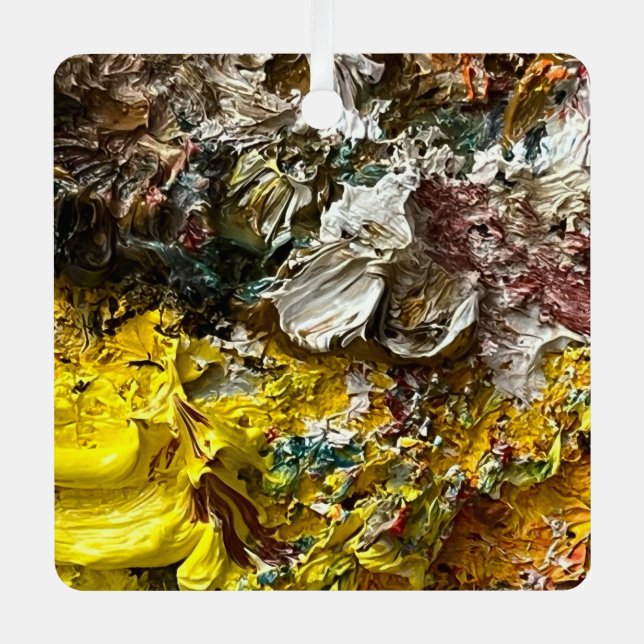 Adorno Metálico Paleta del artista #1 (Anverso)