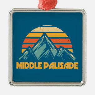 Adorno Metálico Palisade Central California Retro Turquoise