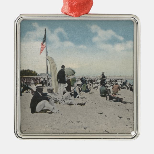 Adorno Metálico Palm Beach, FL - la hora que nada (Frente)