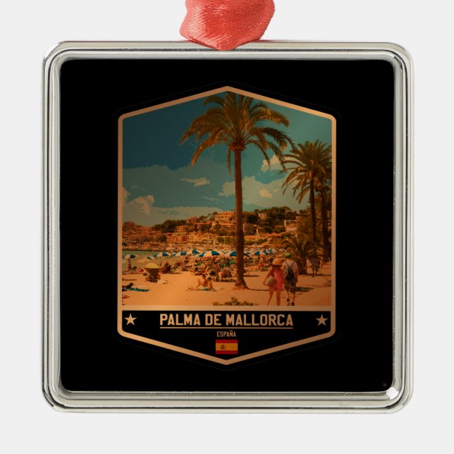 Adorno Metálico Palma de Mallorca (Frente)