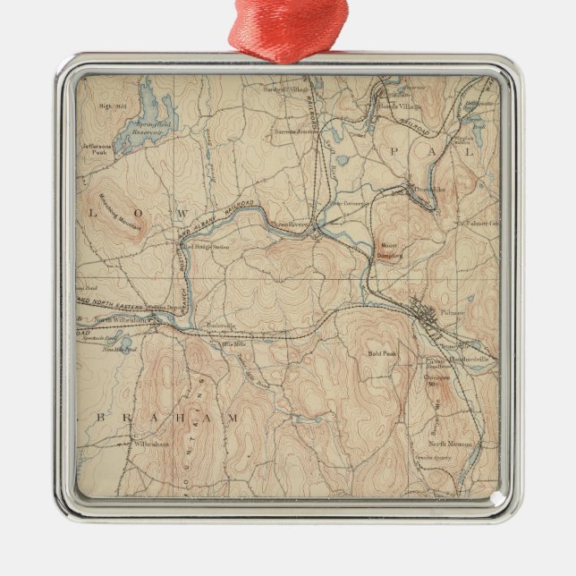 Adorno Metálico Palmer, Massachusetts (Frente)