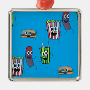 Adorno Metálico palomitas de cine