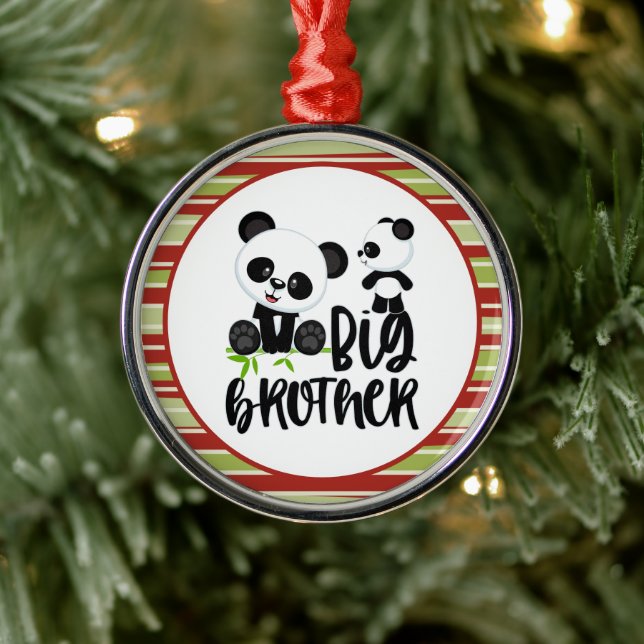 Adorno Metálico Pandas grandes y pequeños con presupuesto de Gran  (Árbol)