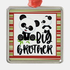 Adorno Metálico Pandas grandes y pequeños con presupuesto de Gran 