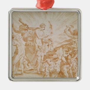 Adorno Metálico Pandora que abre la caja