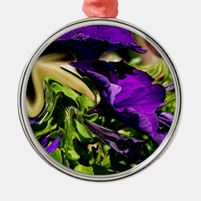 Adorno Metálico Pánico morado (Frente)