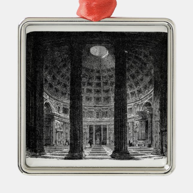 Adorno Metálico Pantheon Ornament (Frente)