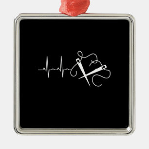 Adorno Metálico Pañuelo - Agujas de punto