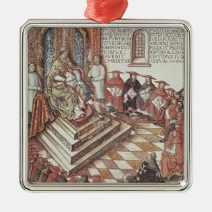 Adorno Metálico Papa Clemente VII