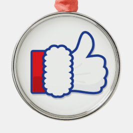 Adorno Metálico Papá Noel tiene gusto del icono