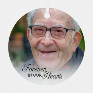 Adorno Metálico Para Siempre En Nuestro Corazón Foto Memorial Cerá