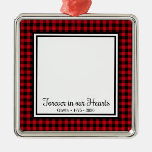 Adorno Metálico Para Siempre En Nuestro Corazón, Un Cheque De Búfa