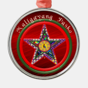 Adorno Metálico Parada de Navidades filipinos