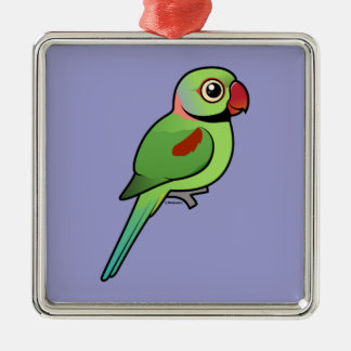 Adorno Metálico Parakeet del Alexandrine