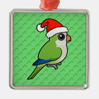 Adorno Metálico Parakeet del monje del navidad