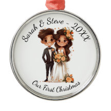 Pareja Boda personalizada, nuestra primera Navidad