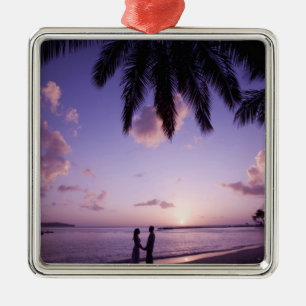 Adorno Metálico Pareja en la playa, Windjammer Landing, Santa Lucí