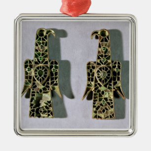 Adorno Metálico Pares de broches Eagle-Formar (metal y esmalte)