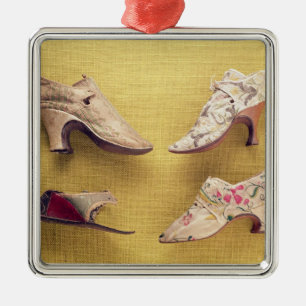 Adorno Metálico Pares de los zapatos bordados, c.1714
