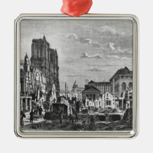 Adorno Metálico París, demolición de una parte de la citación